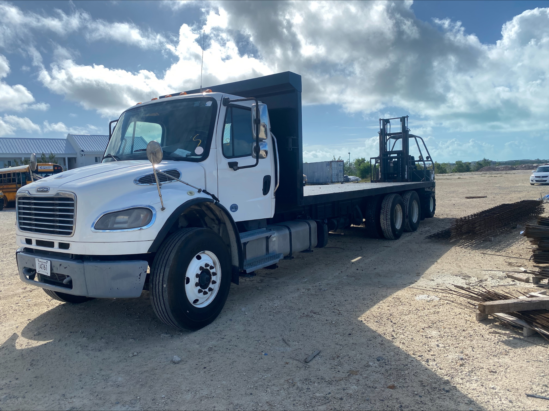 Doctor Rebar flatbed delivery truck