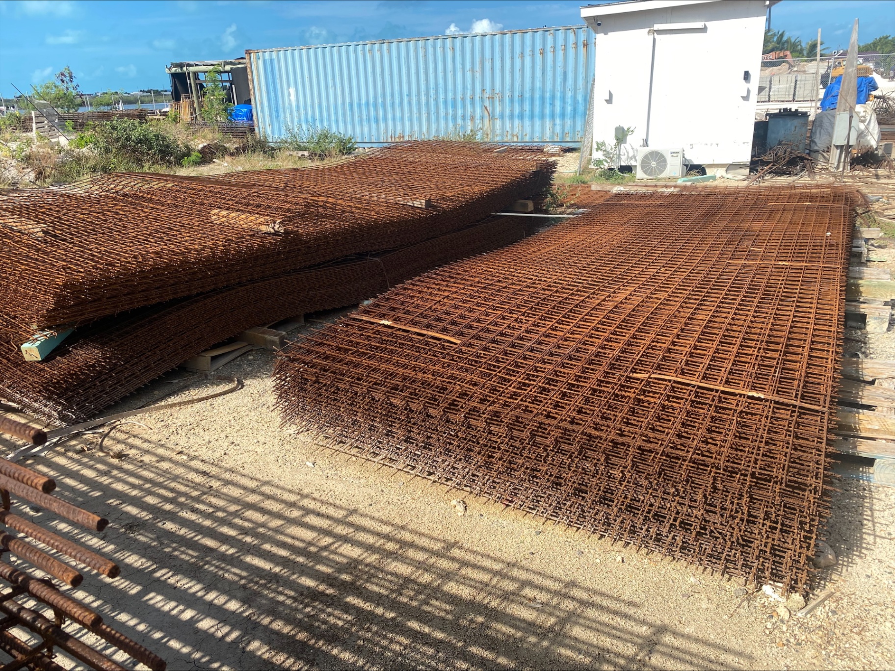 MESH steel sample